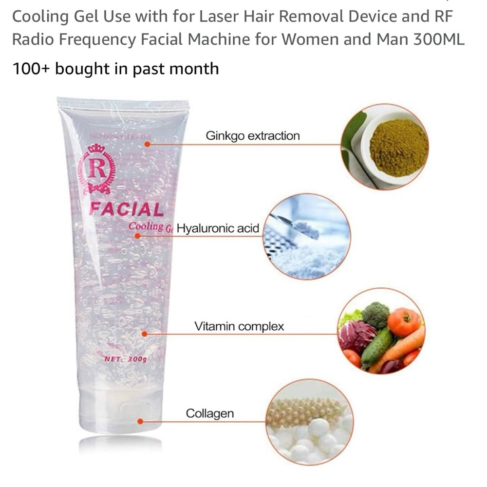 New in Package Cooling Gel for Laser Hair Removal - Picture 3 of 4